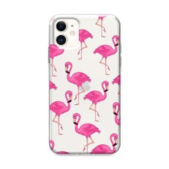 Etui na iPhone 12 - Różowe flamingi. - EtuiStudio