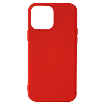 Etui Na Iphone 13 Pro Max Silikonowe Półsztywne Miękkie W Dotyku Wykończenie Czerwone - Avizar