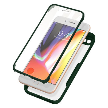 Etui na iPhone 7 Plus / 8 Plus Pleksiglas Tył i Polimer Przód zielone - Avizar