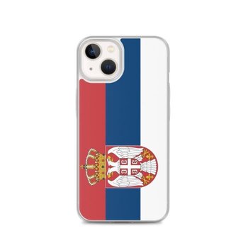 Etui na iPhone'a 13 z flagą Serbii - Inny producent (majster PL)