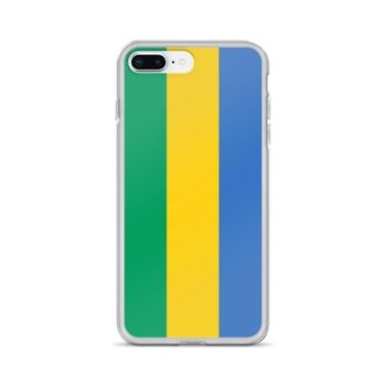 Etui na iPhone'a 7 Plus z flagą Gabonu - Inny producent (majster PL)