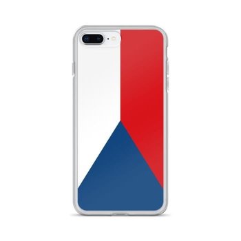 Etui na iPhone'a 8 Plus z flagą Czech - Inny producent (majster PL)