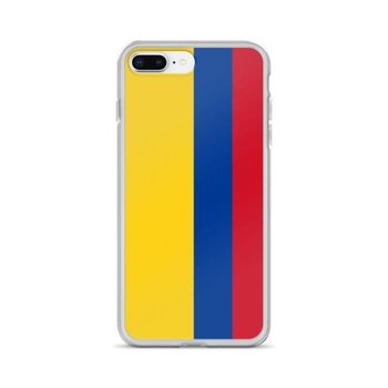 Etui na iPhone'a 8 Plus z flagą Kolumbii - Inny producent (majster PL)