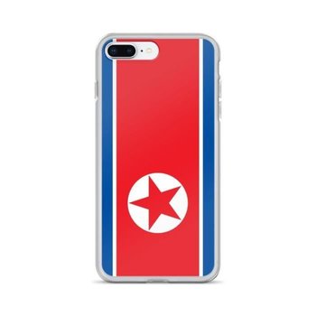 Etui na iPhone'a 8 Plus z flagą Korei Północnej - Inny producent (majster PL)