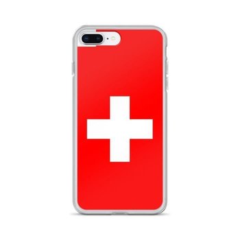 Etui na iPhone'a Flaga i herb Szwajcarii iPhone 7 Plus - Inny producent (majster PL)