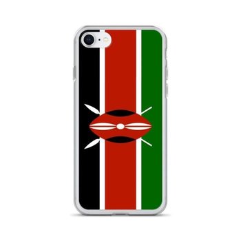 Etui na iPhone'a z flagą Kenii, iPhone SE 2020 - Inny producent (majster PL)