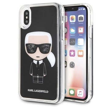 Etui na iPhone Xs/X KARL LAGERFELD Iconic Karl - Karl Lagerfeld