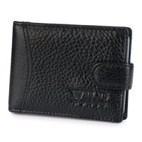 Etui na Karty Dokumenty Skórzane Wild Horse Czarne