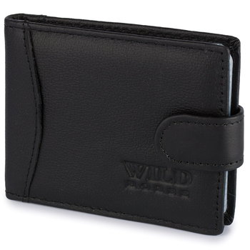 Etui na Karty Dokumenty Skórzane Wild Horse Czarne - Wild Horse