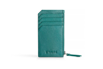 Etui na karty i dokumenty Valentini Metallic 101 zielone - VALENTINI