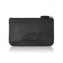 Etui Na Klucze Skórzane Czarne Pojemne Ze Skóry Naturalnej Licowej Paolo Peruzzi T-51-Nbl