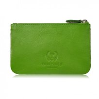 Etui Na Klucze Skórzane Zielone Pojemne Ze Skóry Naturalnej Licowej Paolo Peruzzi T-51-Ngr