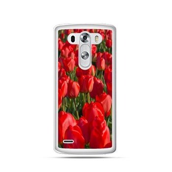 Etui na LG G3, Czerwone tulipany - EtuiStudio