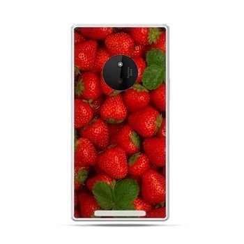 Etui na Lumia 830, czerwone truskawki - EtuiStudio