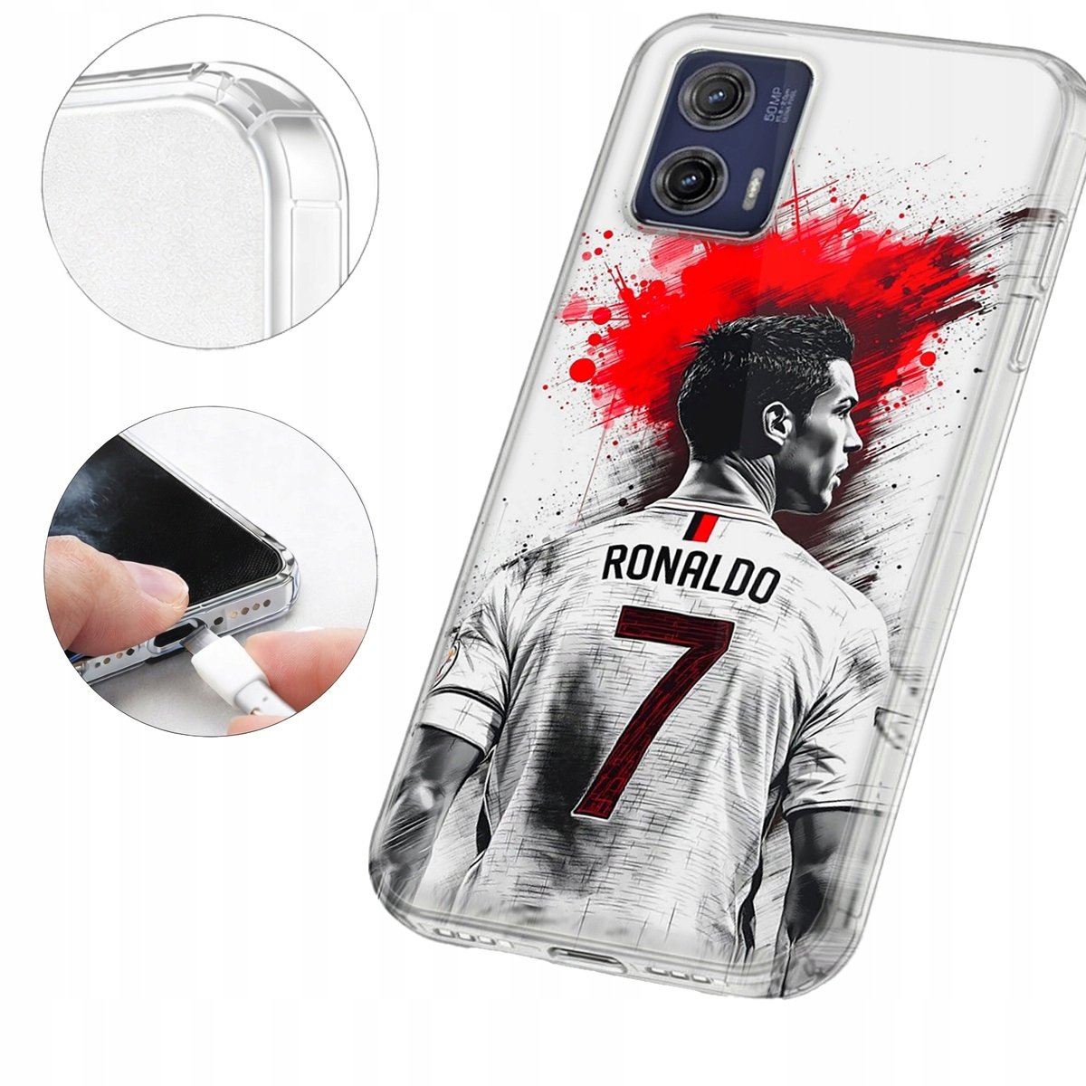 ETUI NA MOTOROLA MOTO G73 CR7 REAL JUVE CRISTIANO RONALDO - ALTREO ...