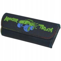 ETUI NA OKULARY DLA DZIECKA DZIECIĘCE HANDMADE CIĘŻARÓWKA MONSTER TRUCK