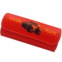 ETUI NA OKULARY DLA DZIECKA DZIECIĘCE HANDMADE CIĘŻARÓWKA MONSTER TRUCK