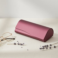 Etui na okulary korekcyjne zamykane na magnes STHC-93C bordowe