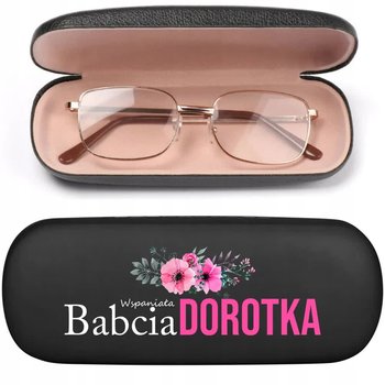 Etui Na Okulary Prezent WSPANIAŁEJ BABCI WZÓR IMIĘ - brak  danych