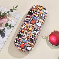 Etui na okulary twarde pokrowiec POP ART koty KOLOROWE KOTKI KAWAII urocze Inna marka