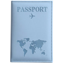 Etui na paszport w kolorze niebieskim ochrona paszportu Mivelis