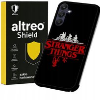 ETUI NA SAMSUNG A25 5G WZORY STRANGER THINGS ELEVEN + SZKŁO