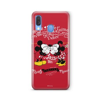 Etui na SAMSUNG Galaxy A40 DISNEY Mickey i Minnie 005 - Disney