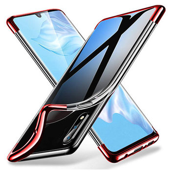 Etui na Samsung Galaxy A50, platynowane SLIM, czerwony - EtuiStudio
