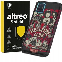 ETUI NA SAMSUNG GALAXY A51 5G WZORY STRANGER THINGS ELEVEN + SZKŁO