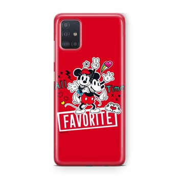 Etui na SAMSUNG Galaxy A51 DISNEY Mickey i Minnie 011 - Disney