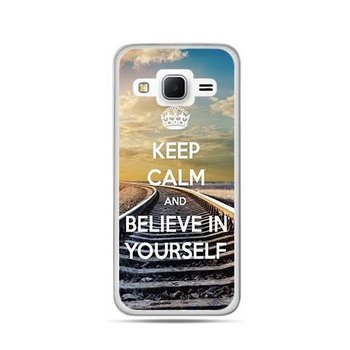 Etui na Samsung Galaxy J3 2016r, Keep Calm and Believe in Yourself - EtuiStudio