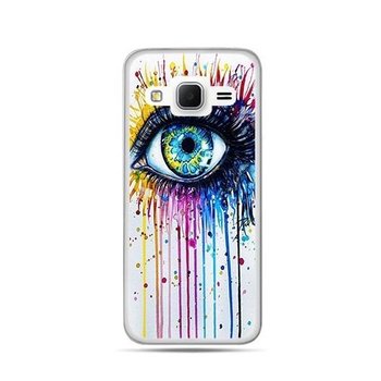 Etui na Samsung Galaxy J3 2016r, kolorowe oko - EtuiStudio