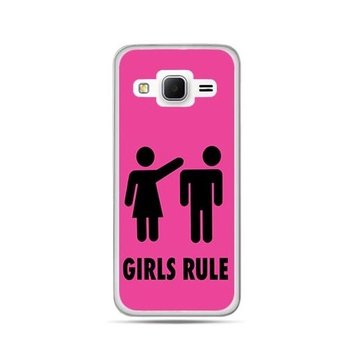 Etui na Samsung Galaxy J3 2016r, różowe Girls Rule - EtuiStudio