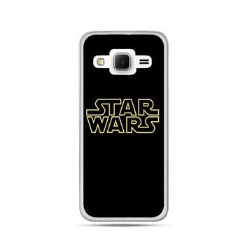 Etui na Samsung Galaxy J3 2016r, Star Wars złoty napis - EtuiStudio