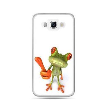 Etui na Samsung Galaxy J5 2016r, śmieszna żaba - EtuiStudio