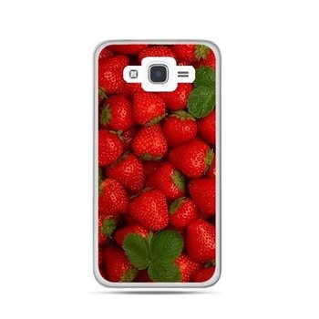 Etui na Samsung Galaxy J7 2016, czerwone truskawki - EtuiStudio