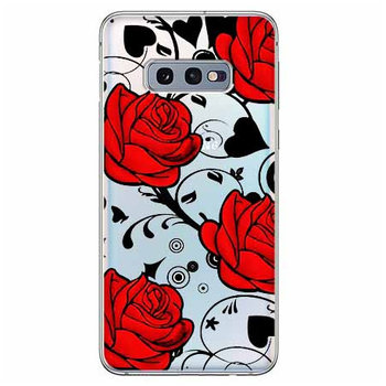 Etui na Samsung Galaxy S10e, czerwone róże  - EtuiStudio