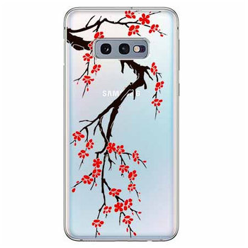 Etui na Samsung Galaxy S10e, Krzew kwitnącej wiśni  - EtuiStudio