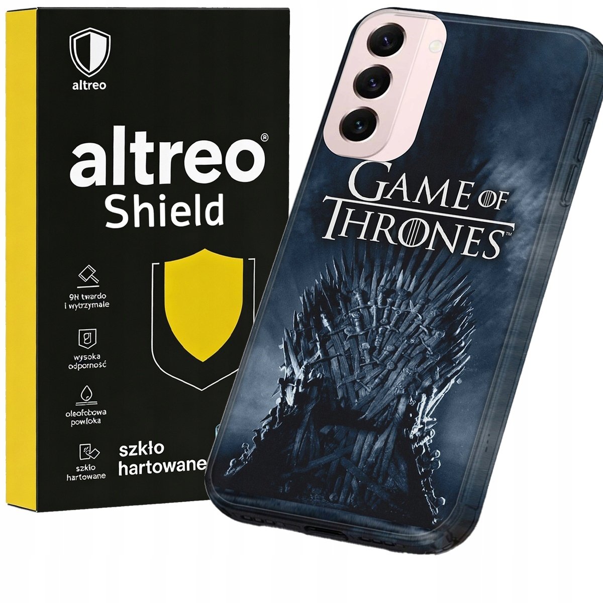 ETUI NA SAMSUNG GALAXY S22+ WZORY GRA O TRON GAMES OF THRONES + SZKŁO ...