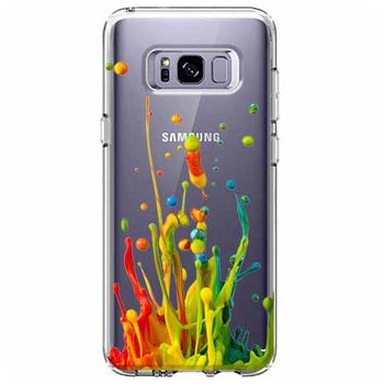 Etui na Samsung Galaxy S8 Plus, Kolorowy splash  - EtuiStudio