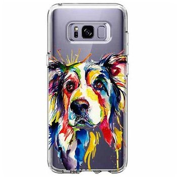 Etui na Samsung Galaxy S8 Plus, Watercolor pies  - EtuiStudio