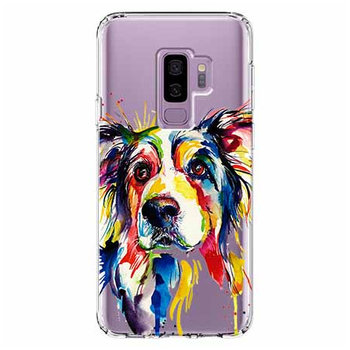 Etui na Samsung Galaxy S9 Plus, Watercolor pies  - EtuiStudio