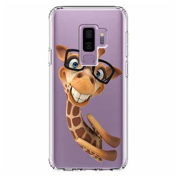 Etui na Samsung Galaxy S9 Plus, Wesoła żyrafa w okularach  - EtuiStudio
