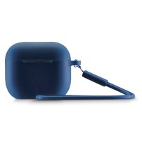 Etui na słuchawki Airpods 3 niebieskie Hama Apple World silikonowe