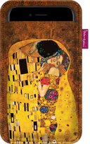 Etui na Smartfon XXL, wzór Pocałunek – Antracyt, Filc Ekologiczny, Pranie w 40°C – Ochrona dla Telefonu, iPhone 12 Pro Max, Samsung Galaxy S21 Ultra, Huawei Mate 40 Pro, Bertoni