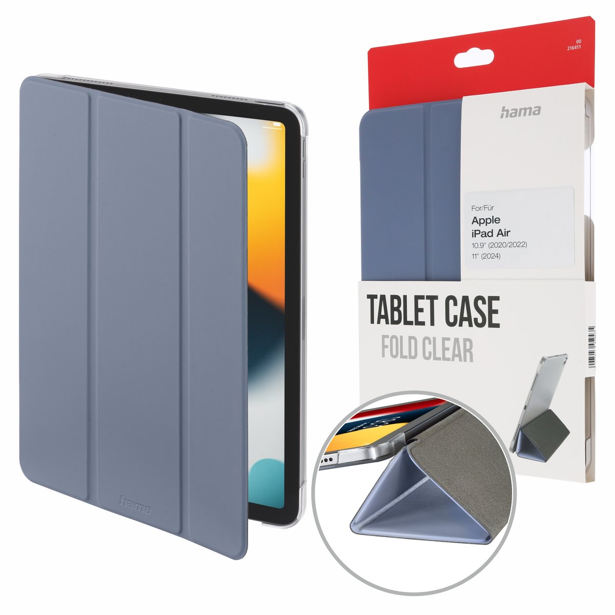 Hama Tablet-Hülle Hama Tablet-Hülle "Fold Clear" F. IPad Air 11" (25/24 - View #4