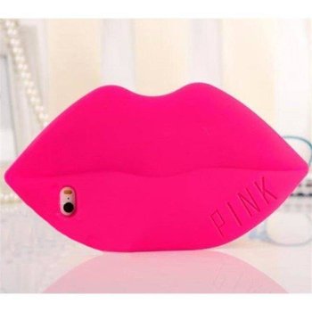 Etui na telefon Case LIPS Fuksja iPhone 6/6s - UPOMINKARNIA