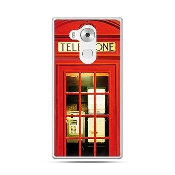Etui na telefon Huawei Mate 8, czerwona budka telefoniczna - EtuiStudio