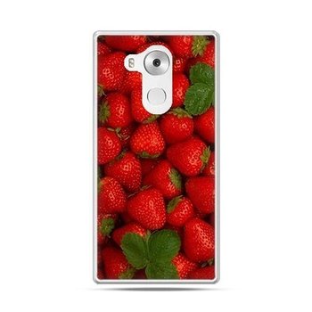 Etui na telefon Huawei Mate 8, czerwone truskawki - EtuiStudio