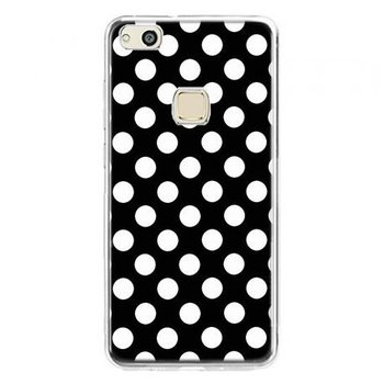 Etui na telefon Huawei P10 Lite, Polka dot czarna - EtuiStudio